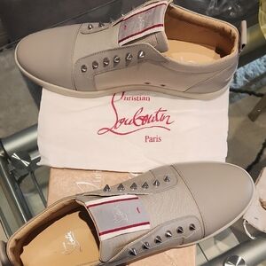 Christian Louboutin Gray Sneakers.